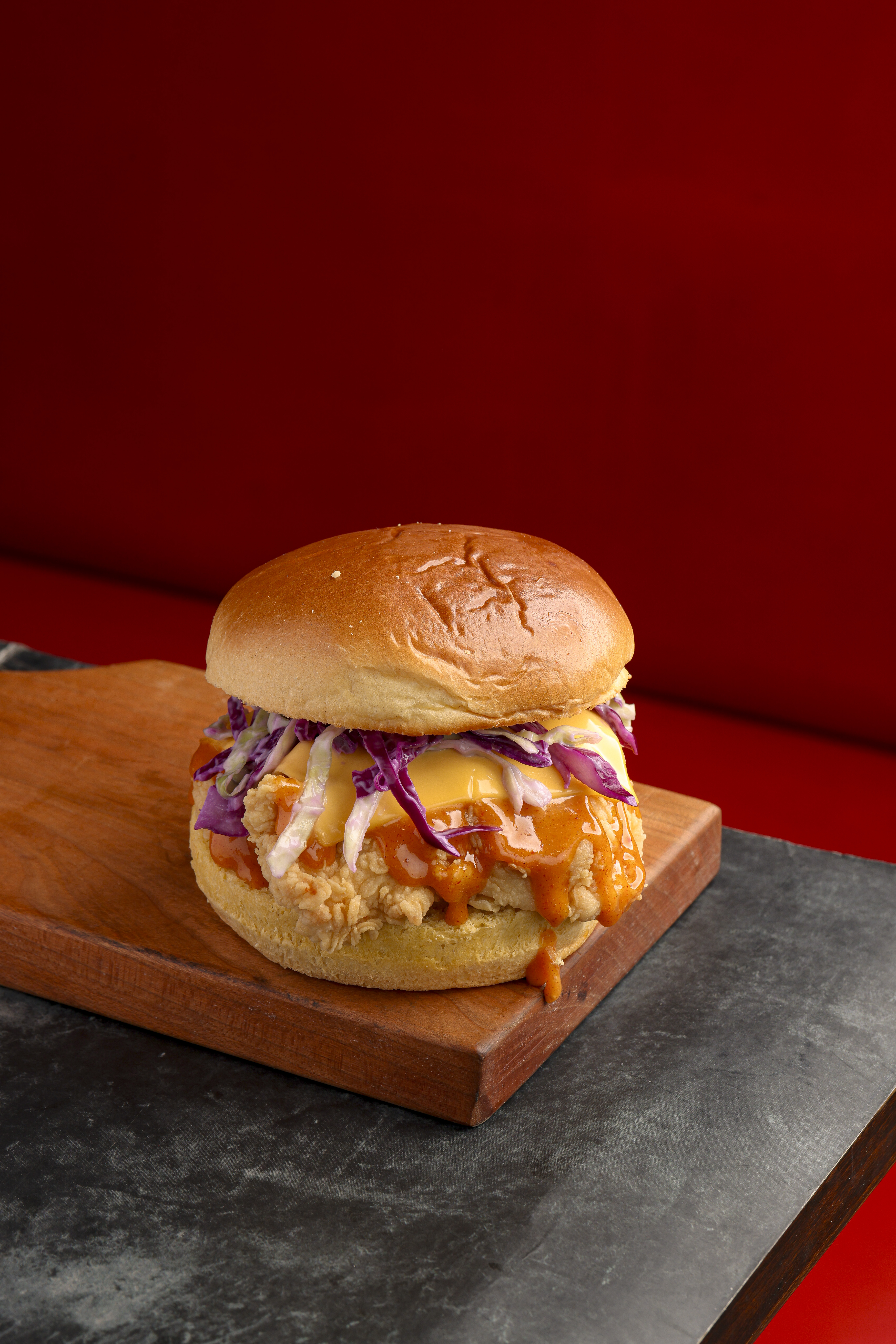 CRISPY BURGER HONEY MUSTARD MEAL